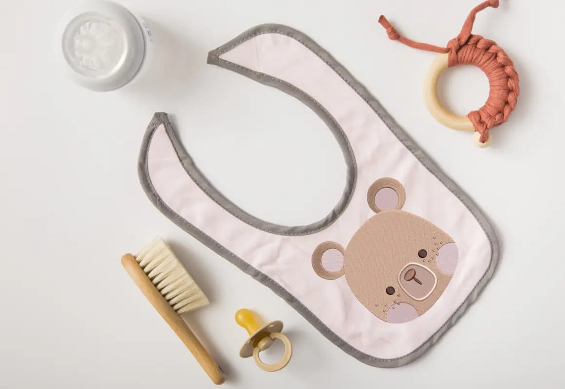 Embroided Baby Bib