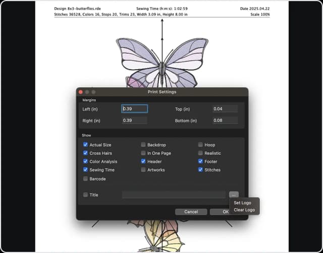 Customize Your Run Sheet with Your Business Logo
